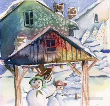 子供向け Painting - XS063 キッズ サンタクロース クリスマス